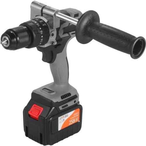 Cordless Drill Driver 2Pack 21V 6.0A Batteries Max Torque 200N.m 0-1550RMP Variable Speed Impact Hammer Drill Screwdriver Tools