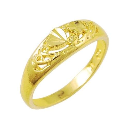 Gold Color Rings For Women Heart Love Jewelry Wedding Ring Engagement Women Rings Bague Fashion Accessories R011
