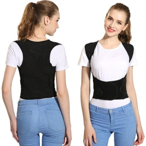 CANFU Back Posture Corrector Therapy Corset Spine Support Belt Lumbar Back Posture Correction Bandage For Men Women