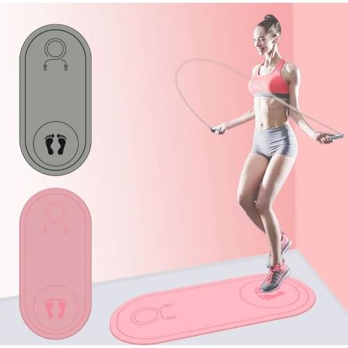 127X62cm Jump Rope Yoga Mat 8MM High Density Mats Aerobics Skipping Buffer Pad Non-Slip Sports Fitness Cushion Floor Mat 2021
