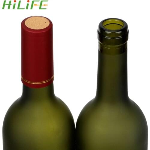 HILIFE PVC Heat Shrink Cap Bar Party Supplies for Home Brewing Wine Bottle Seal Barware Accessories Wine Bottle Cover 10pcs/lot