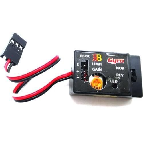 Mini Gyro Gyroscope for WPL D12 1/10 RC Car Drift Racing Car Steering Output Integrated Compact Light-Weight Design