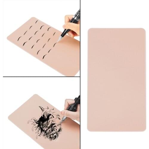 Soft Silicone Practice Artificial Fake Skin For Eyebrow Lip Line Body Art