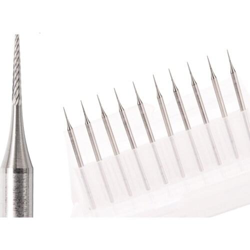 10pcs Oblique column needle Tungsten steel bur jewelry dental burs wood nuclear root carving tools Milling Cutter