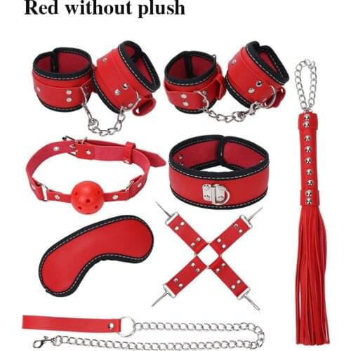 8 Pcs/Set Sexy Harness Kit Fetish SM Sex Bondage Restraint Harness BDSM Erotic Slave Sex Toys Sex Toys For Couples Adult Game