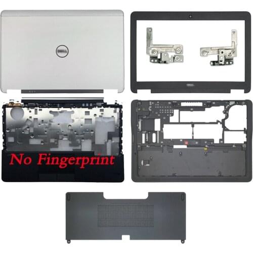 NEW Laptop For Dell E7240 LCD Back Cover/LCD Front Bezel/Palmrest/Bottom Door Cover 0WRMNK WRMNK AM0VM000701 Silver Top Case