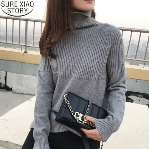Solid Thick Knitwear Elegant Turtleneck Sweater Women Winter Clothes 2021 New Long Sleeve Sweater Wild Pullover Sweaters 11123