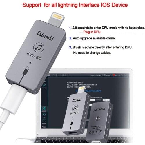 Qianli iDFU GO 2.8" Quick Startup Artifact Enter Recovery Mode Directly for Lightning Interface IOS Device Shortcut Brush Tool