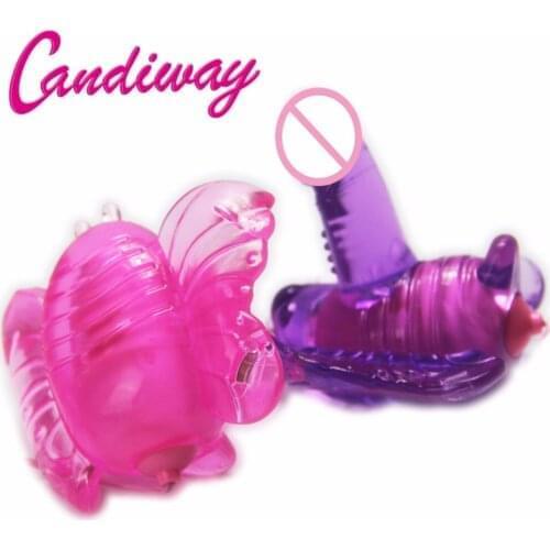 Strap on Butterfly Vibrator Female Masturbation Sex Toys Massager Orgasm Dildo Hands-Free Vibrating For Women Erotic Products
