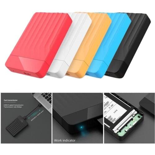 2.5 inch USB3.0 HDD Silicone Case Hard Drive Disk Cover Protector Skin Ultra Soft 2.5