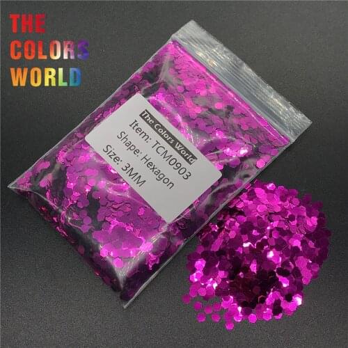 TCM0903 Peach Color Metallic Luster Hexagon Shape Nail Glitter Nail Art Decoration Makeup Gel Body Glitter Henna Handwork DIY