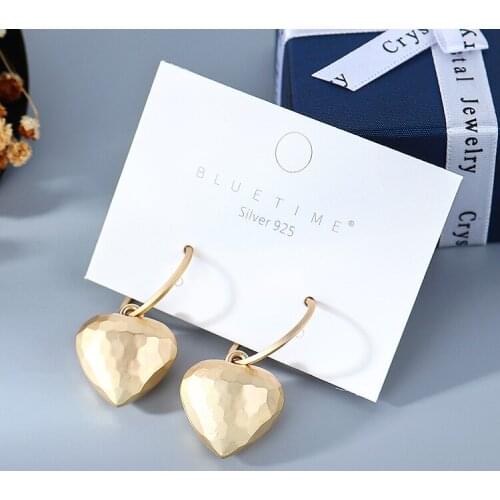 TONGKWOK Bohemia Exaggeration Dangle Earrings For Women Silk Thread Tassel Metal Long Chandelier Earrings #142389