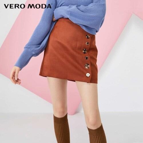 Vero Moda Autumn Winter High Waist Button Decorative Skirts | 31941G508
