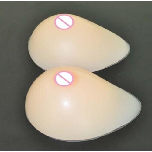 1pair 300g A cup Beige silicone Breast forms mastectomy Insert Pad for cross dressers realistic Boobs tits for women Bra pads