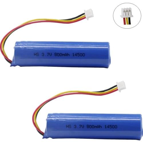 2PCS/lot 14500 800mah 3.7V Lipo battery For Remote control toys cars boats helicopters guns accessories upgraded 3.7V 500 mah 1S