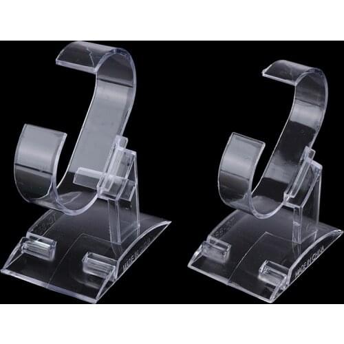 3Pcs/lot Showcase Tool Transparent Clear Acrylic Watch Display Holder Stand Rack