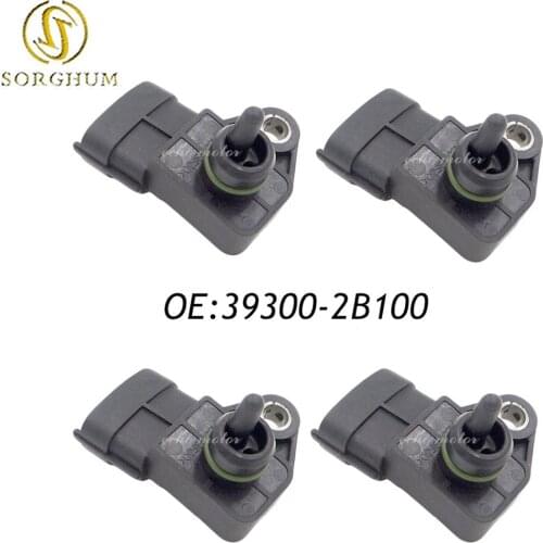 4PCS Original Manifold Absolute Pressure MAP Sensor For Hyundai I30 Elantra Veloster For Kia Forte Soul 39300-2B100, 393002B100