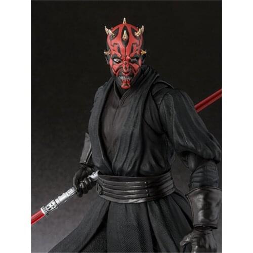 Darth Maul Zabrak Sith Marauder Anime Toys Figures Handicrafts Decorations Movable Models 15cm