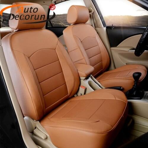AutoDecorun Custom seat covers for Mitsubishi Grandis 2008 accessories seat cover PU leather auto covers seat cushion 23PCS/set