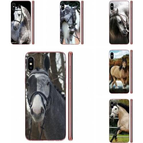 TPU Case Cover For Samsung Galaxy A10 A20 A20E A3 A40 A5 A50 A7 J1 J3 J4 J5 J6 J7 2016 2017 2018 Enjoy Cool Colour Dappled Horse