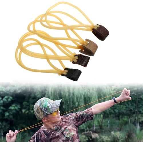 2Pcs Slingshot Elastic Rubber Band For Slingshot Hunting Catapult Outdoor Hunting 2020 Strong Destructive Catapult Replacement
