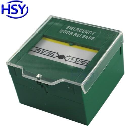 HSY Resettable Emergency Glass Break Fire Alarm swtich Door Release Urgent Button Exit Release Switch with Cover