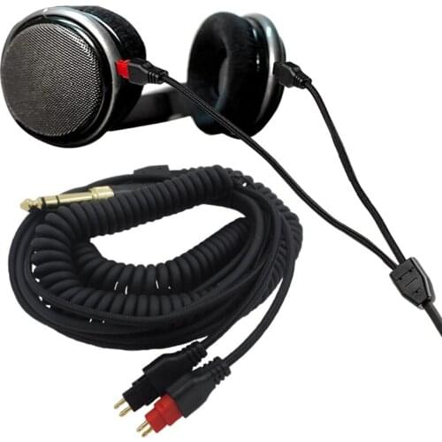 1.5m Length Line Anti-aginge Compatible with Senn heiser Hd650 Hd600 Hd660 Headsets Cable Strengthful and Powerful Cable HCCY