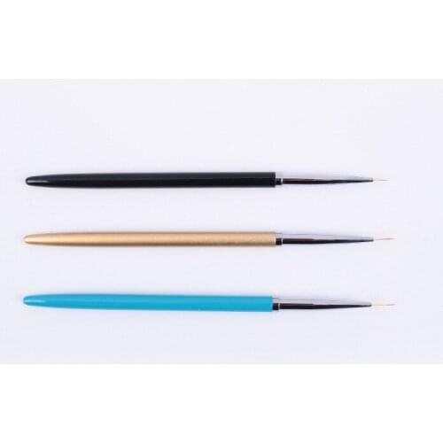 3Pcs Nail Art Acrylic Liner Painting Brush French Lines Stripes Grid Pattern Drawing Pen 3D DIY Tips Manicure Tools