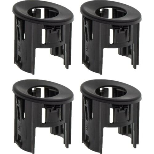 4 Pcs Auto Parking Assist Sensor Bezels for Dodge Rams 2500 3500 2016-2018 Outer Bumper Parking Radar Bracket Holder #5VS88ZZZAA