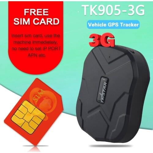 Top Sale 3G WCDMA GPS Tracking Car TK905-3G GSM GPS Vehicle Tracker Strong Magnet with Waterproof History Remotely Voice Monitor