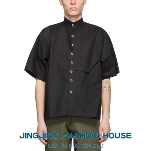 S-7XL!!2021 new men joker loose youth personality short-sleeved shirt popular slim shirt casual fashion jacket