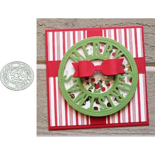 Merry Christmas Metal Cutting Dies for Scrapbooking Handmade Tools Mold Cut Stencil New 2021 DIY Card Make Mould Model Craft