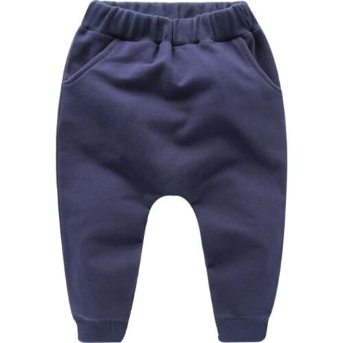 Boys Pants Kids Spring autumn Trousers Clothes children harem pants for Baby Girls pants solid toddlers
