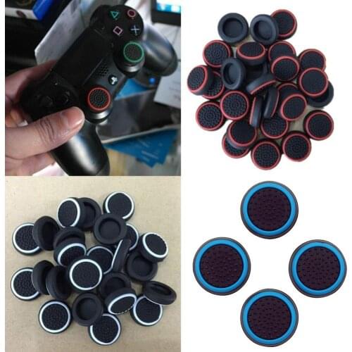 4Pcs Controller Thumb Silicone Stick Grip Cap Cover for PS3 PS4 PS5 XBOX one/360/series x Switch Pro Controllers Game Accessory