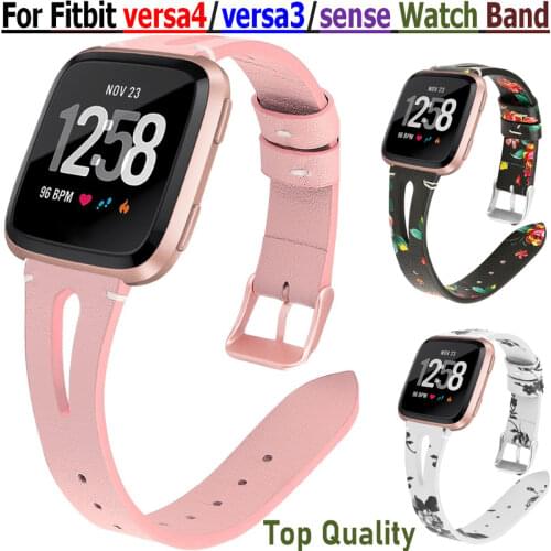 Top Quality Leather Wrist Strap For Fitbit Versa Lite/versa 2 Watch Accessories Band Replacement Smart Bracelet versa2 Wristband
