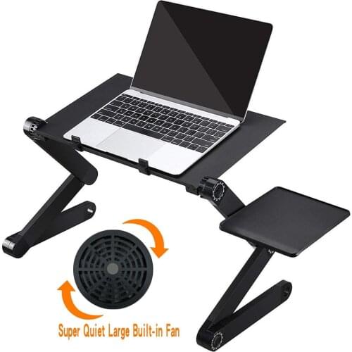 Laptop Stand Table With Mouse Pad Adjustable Folding Ergonomic Design Stands Notebook Desk For Macbook Netbook Ultrabook Tablet