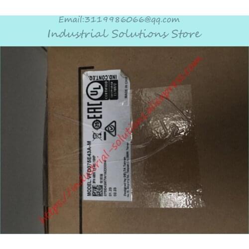 Input 3PH 380V Output 3PH Inverter E-series VFD075E43A-M 0~480V 18A 0.1~600Hz VFD-E 7.5KW 10HP New Original