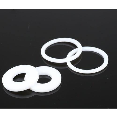 Customized high temperature resistant PTFE closing ring plastic flat pad DN flange pad O-shaped seal washer 36*42*1.25