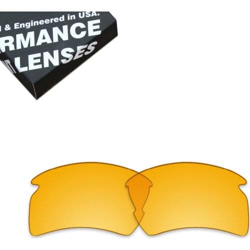 ToughAsNails Replacement Lenses for Oakley Flak 2.0 XL Sunglasses Clear Yellow (Lens Only)