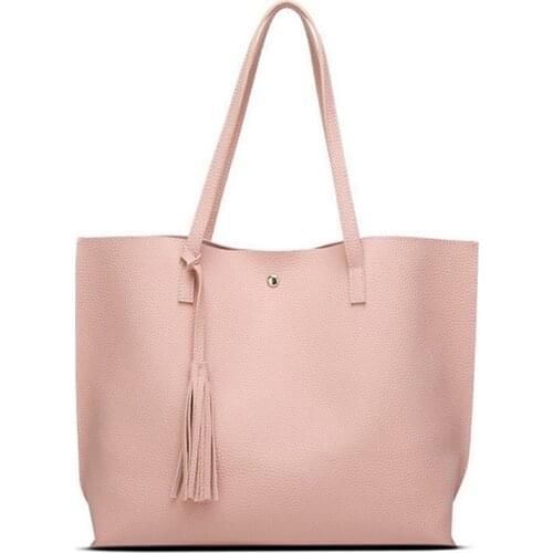 Womens Soft Leather Handbag High Quality Women Shoulder Bag Shopper Tote Bucket Bag Fashion Womens Handbags 2020 New