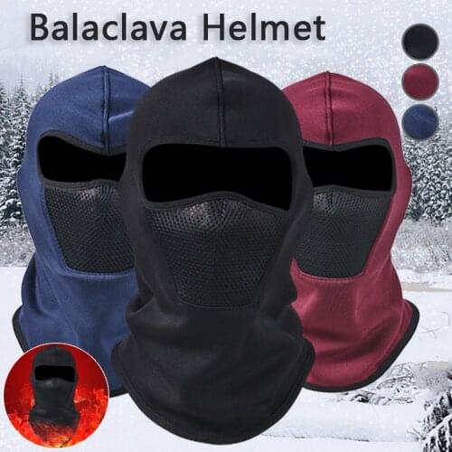 Winter Ski Mask Cycling Skiing Running Sport Training Face Mask Balaclava Windproof Soft Keep Warm Half Face Mask