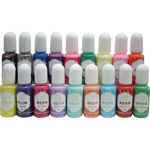 10g Pastry Pearl Mix UV Resin Epoxy Dye Pigment Art Handmade Craft Tool Glue UV Resin Epoxy Dye Pigment Art Handmade Craft Tool