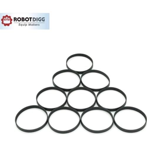 10pcs/lot, MXL Timing Belt, Closed-loop, B246MXL, 6mm width