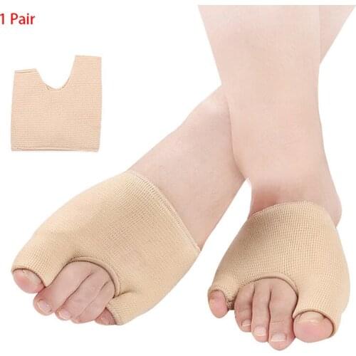 2PCS S L Forefoot Toe Protector Foot Care Tools Hallux Valgus Corrector Nylon Toes Separator Bunion Splint Big Bone Adjuster