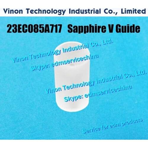 23EC085A717 edm Sapphire V-Guide Lower head-under the enerziging plate OD=5.0mm 23EC.085A.717 Makinio edm wear parts