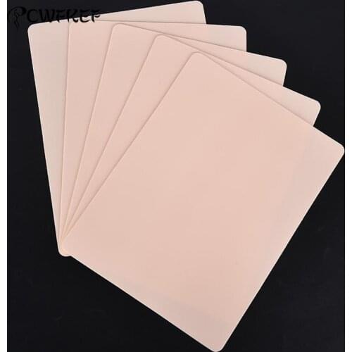 5pcs Tattoo Practice Skin Double Permanent Makeup Fake Microblading Tattoo Beginner Skin Practice Tattoo Accessories
