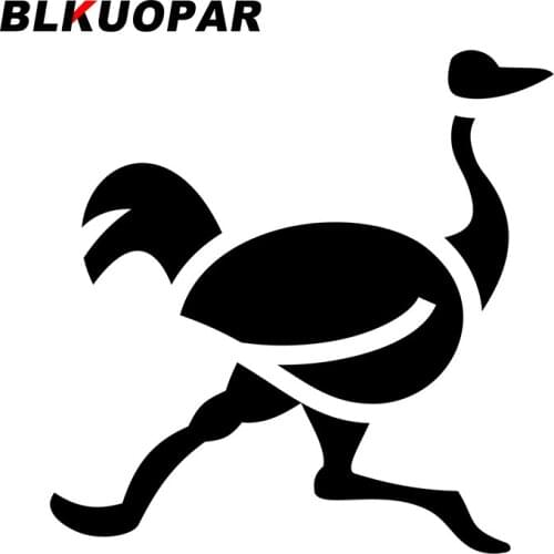 BLKUOPAR for Ostrich Car Stickers Sunscreen Occlusion Scratch Decals Personality Windshield Skateboard Decor Car Styling
