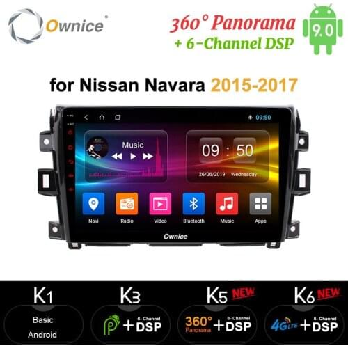 Ownice 10.1" Car GPS DVD Player Radio Android 9.0 Octa Core carplay Audio Head unit Sat Navi DSP 4G For Navara 2015 2016 2017