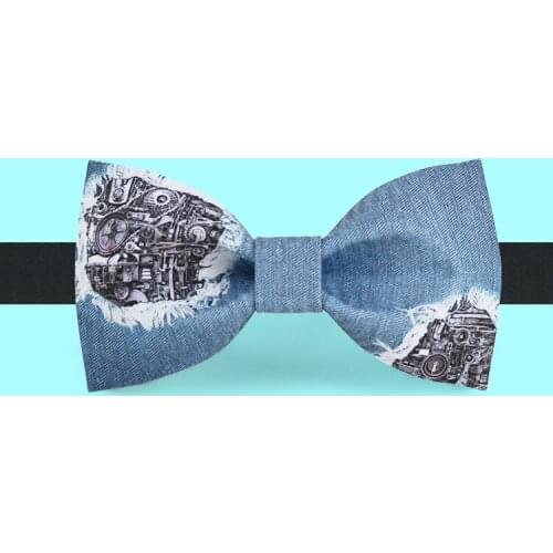 Free Shipping New Male mens fashion casual Fashionable bow tie groom dress bow tie pot mechanical jeans