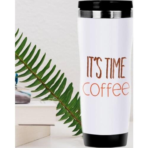 BK Gift Coffee Design Steel Thermos Bardak-39